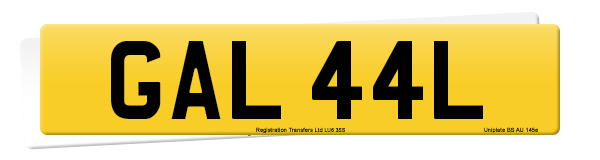 Registration number GAL 44L